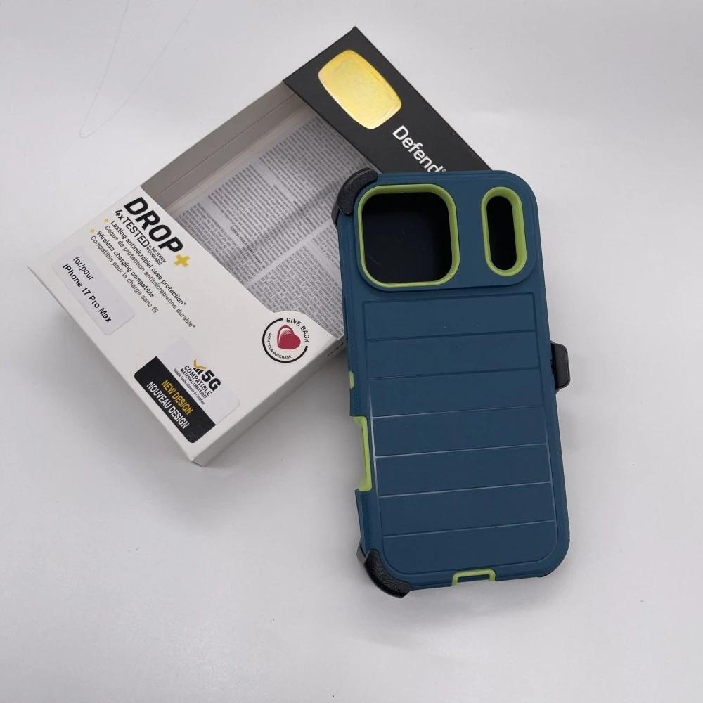 Defender Pro Series Hülle für iPhone 17 Pro Max Air 16 15 14 13 Offiziell Original Ott BOX Kameraschutz Sturzsichere Hülle Clip