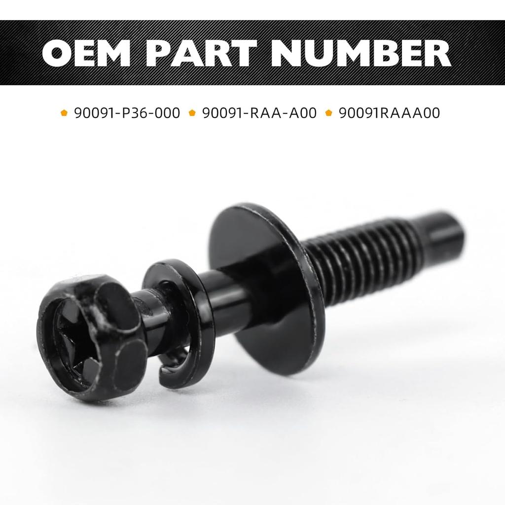 41085 Honda Air Filter Screw Engine Air Filter Box Cover Screw Bolts, Air Cleaner Fastener Compatible with Honda Civic CR-V Odyssey Element