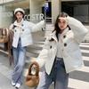 Corner Buckle Bread Clothes Women's Winter Thickened Warm Down Cotton Clothes Short Loose Version Cotton-padded Jacket Cotton-padded Clothes