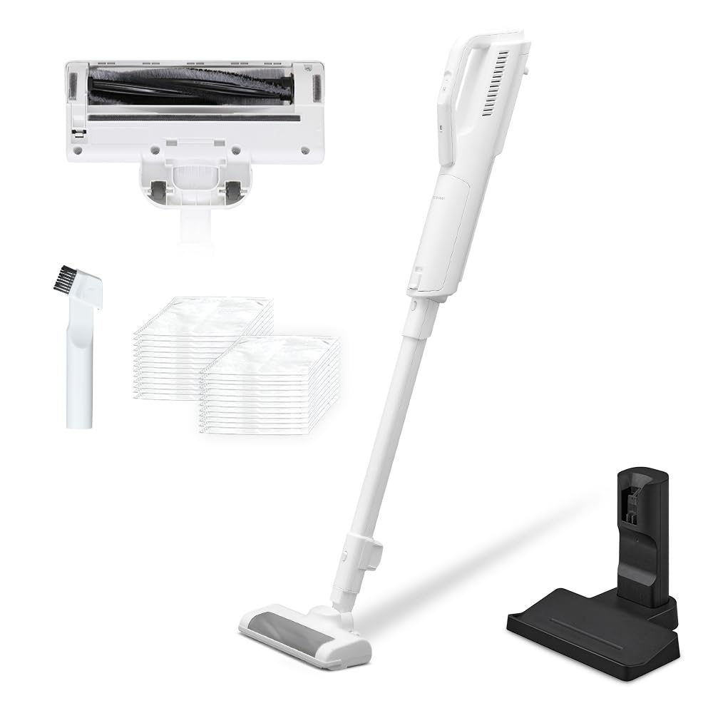 

just by placing Iris Ohyama Cordless Vacuum Paper Pack Handy Cleaner year supply of paper pack with a power Lightweight [Charge it] Cleaner, Type, білий
