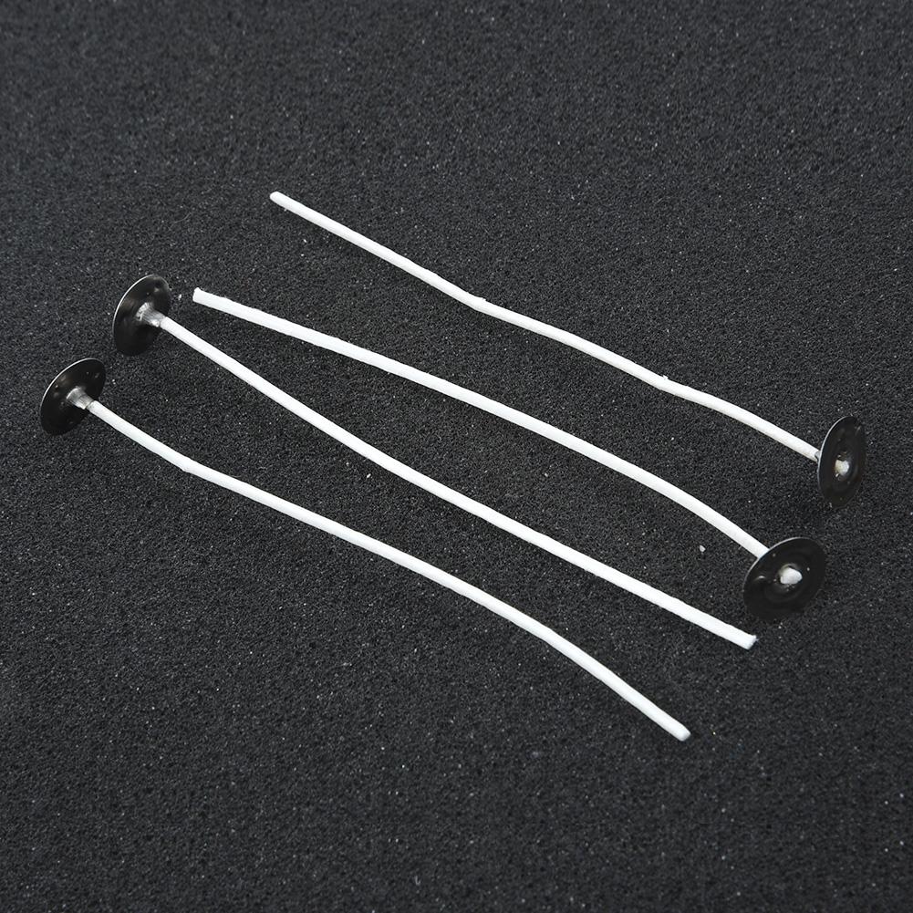 4\\\" Making 10cm Wholesale Home 30 pcs Cotton Cores Pre Waxed Candle Wicks With Sustainers 100mm 30x Kits Latest