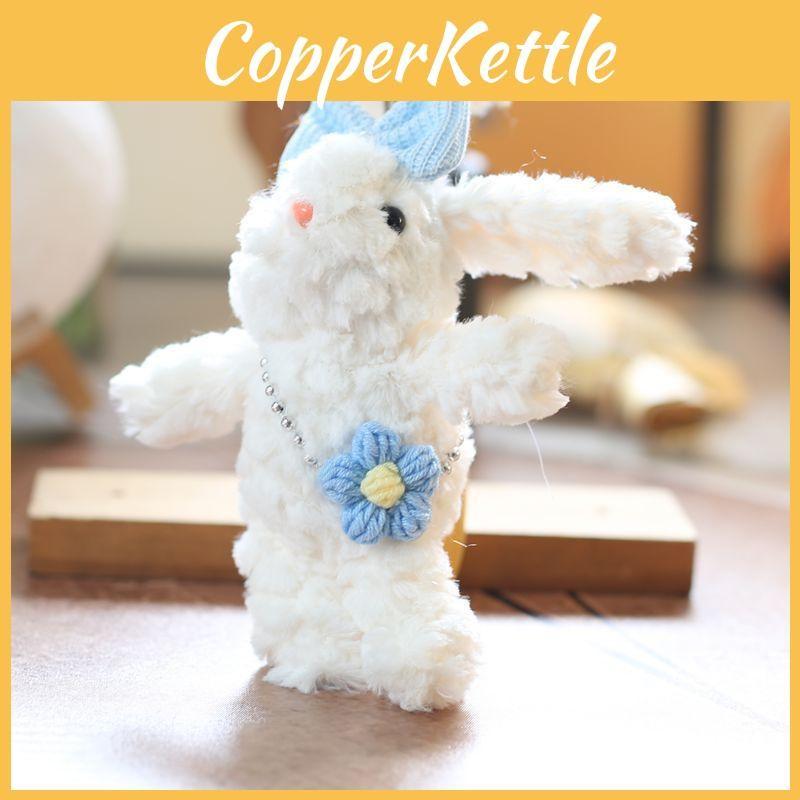 Plush Rabbit Cute Doll Stuffed Animal Keychain Bag Charm Gift For Girls Kids