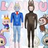 Para Disfraz Cosplay Labubu Mono Fiesta Disfraz Elegante Body para Niños Adultos menos