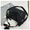 Korean Style Nylon Shoulder Bags Tote Bag Large Capacity Casual Dumpling Bag Solid Color Fold Oxford Cloth Underarm Bag Girls