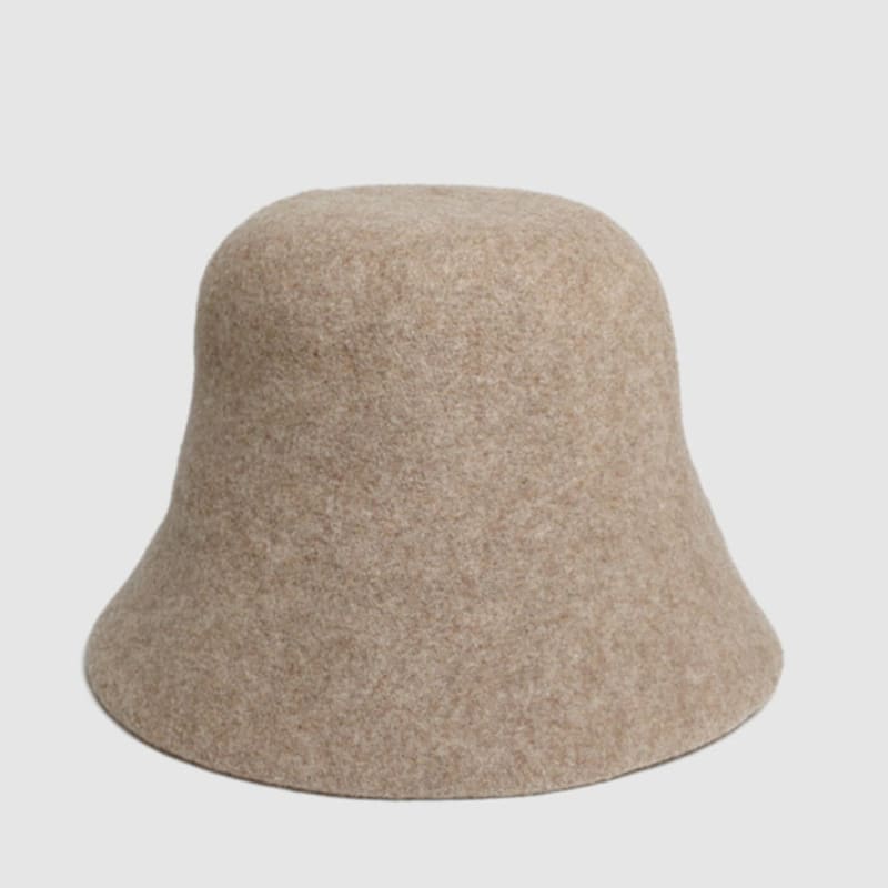 

LALA Вовняний капелюх-відро - L Коричневий ONE