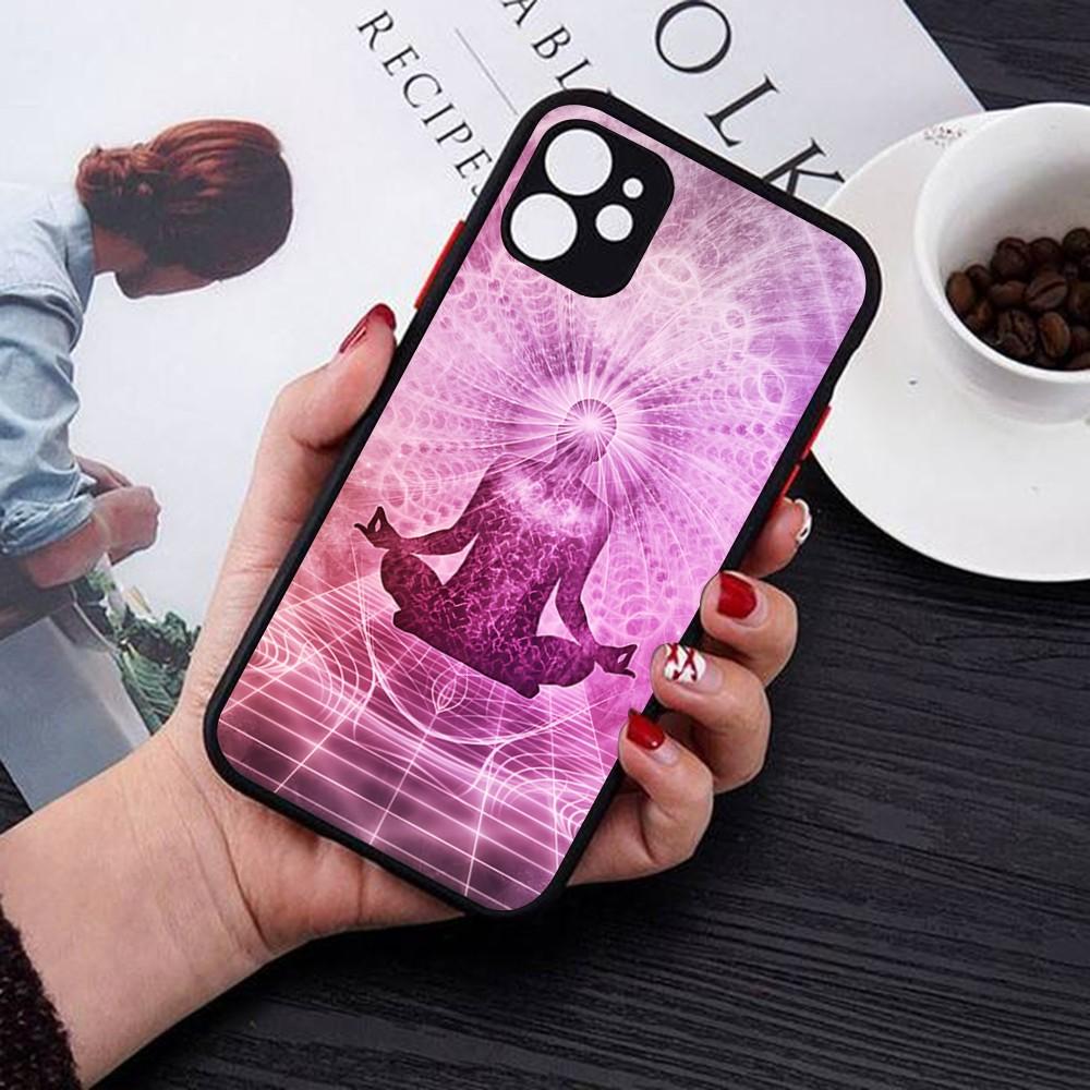 The Yoga Phone Case For IPhone 14 11 12 13 Mini Pro Max 8 7 Plus X XR XS MAX Translucent Matte Cover