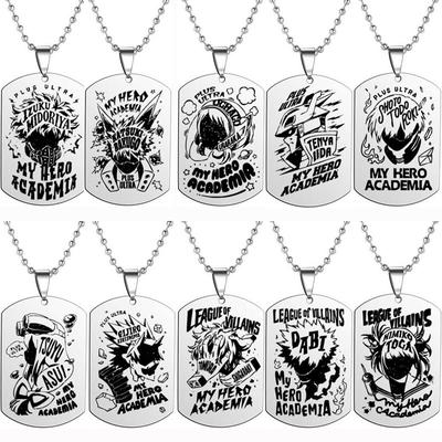 My Hero Academia Anime Cosplay Necklace Skeleton Mens Pendant Necklace For Men Jewelry