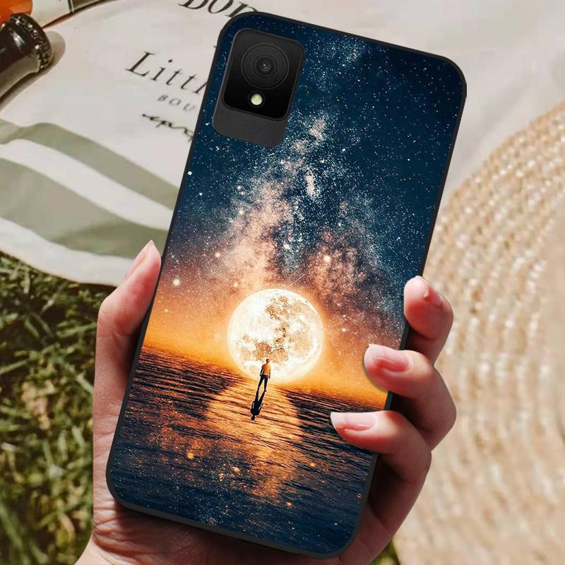 For TCL 502 Case Shockproof Soft Silicone TPU Bumper for TCL 502 Global Cover Cat Luxury  TCL502 Cute Cartoon Shell