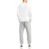 Polo Ralph Lauren SS22 Jednobarevný svetr s kulatým výstřihem a copánkovým vzorem Pánský svetr Bílý 710775885C-033