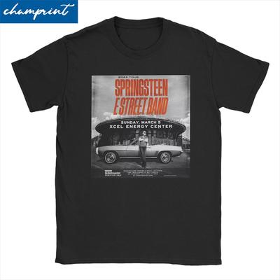 Bruce The E Street Band Springsteen Thunder Road T Shirt Men Women's Pure Cotton Casual T-Shirt Tee Shirt Clothes Plus Size