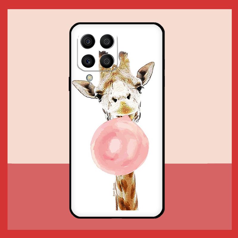 Cute Cartoon Giraffe Case For Samsung Galaxy M52 M32 M53 M16 M11 M21 M31 M35 M12 M13 M14 M15 M36 M56 M55 M34 M54