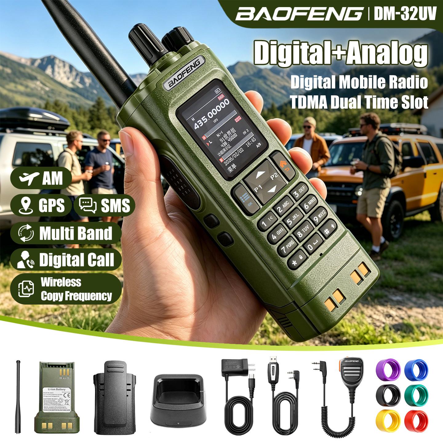 Aofeng Új DM-32UV Digitális Walkie-Talkie, Nagy Teljesítményű Autóba Szerelhető Önvédelmi Polgári Rádió, Baofeng Kézi Készülék EURO