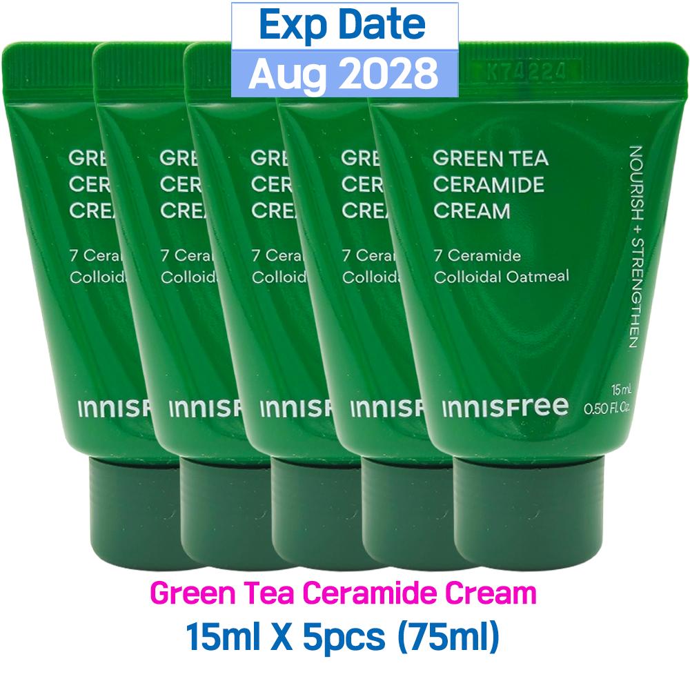 3pcs/45ml_[INNISFREE] Green Tea Ceramide Cream 15ml (Sample)