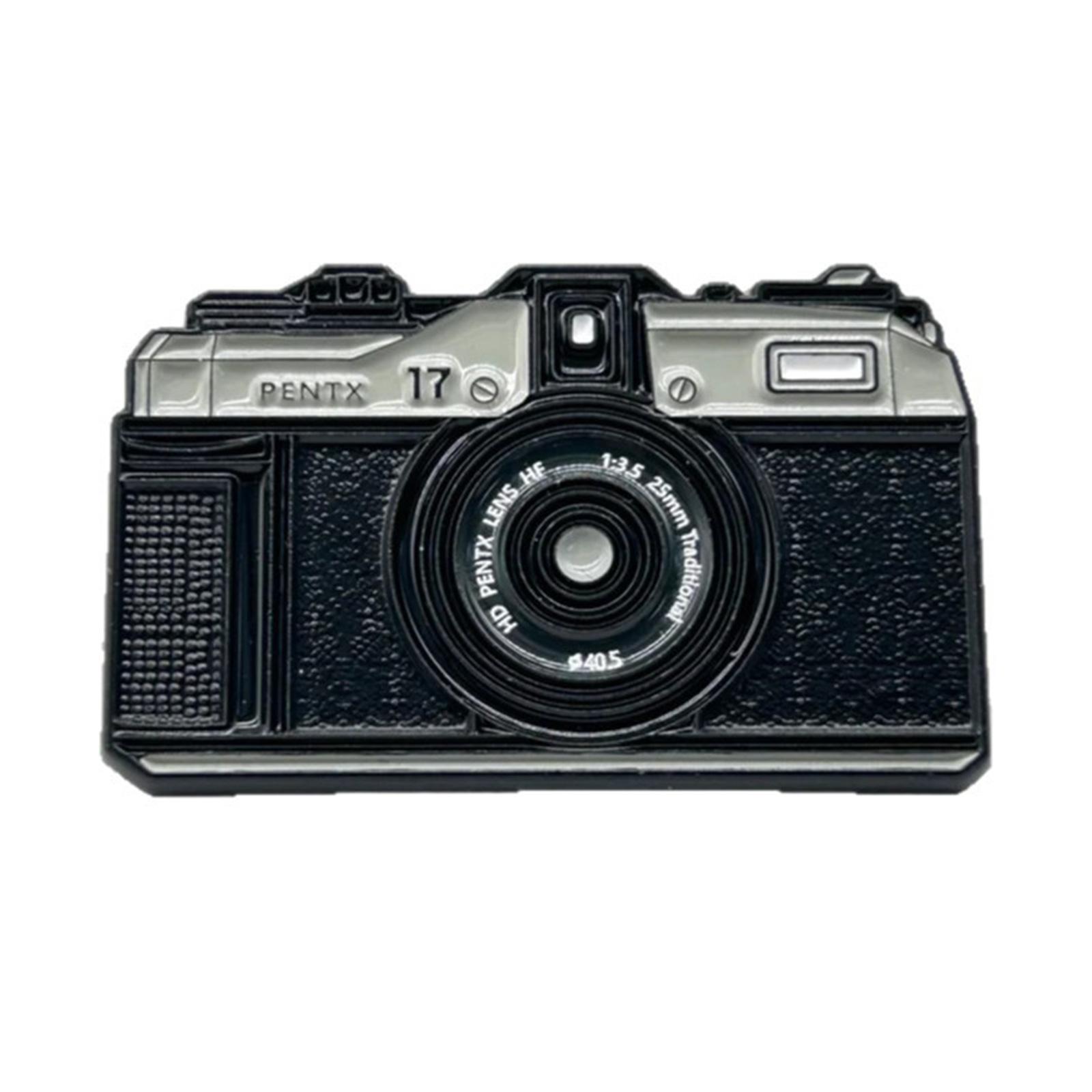 

Брошь в форме пленочной камеры Элегантные ювелирные украшения для одежды Модные аксессуары Подходит для модных женщин и девушек Подарок