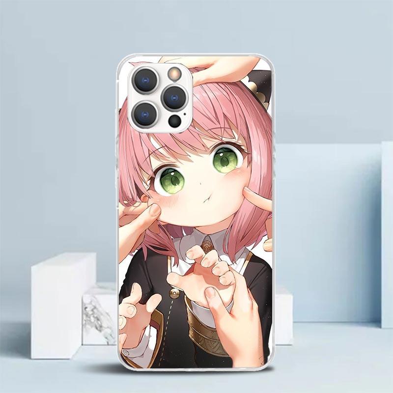 Anime S-Spy Family Anya Phone Case For IPhone 16 17 Air 16E 15 14 Plus 13 Mini 12 11 Pro Max 7 8 + SE 2020 Soft TPU Back Cover 1