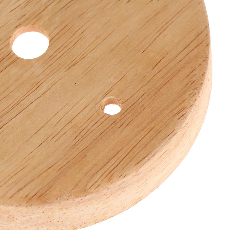 10/12Cm Holz Lampenfuß Modern Deckenplatte Holz Deckenhalter Pendelleuchte Fassung Kronleuchter Basis DIY Beleuchtungszubehör