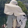 Large Brim Solar Fan Hat Breathable Bucket Hat Fashion Outdoor Sun Hat