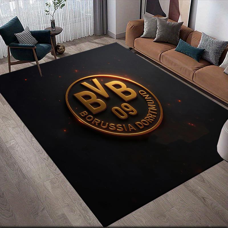 BVB092 Flannel Pattern Square Carpet,Area Rug,Carpet Rug for Living Room Bedroom Sofa Playroom Decor,Non-slip Floor Mat