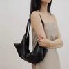 Luxury Soft Women Shoulder Bag PU Leather Designer Handbag and Purses Half Mo Croissant Bags for Women 2026 New Shopper Clutch