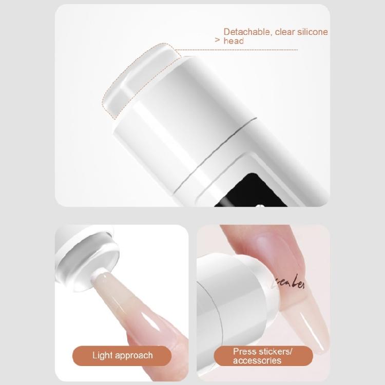 Handheld UVS Light for Gel Nails,LED Nail Lamp,Portable Mini Nail Dryer with Stand & LCD Screen,Nail Lamp for Fast Curing