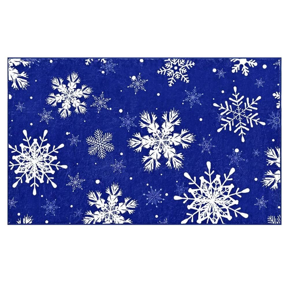 

Living Room Carpet Vintage Machine Washable Floral Non-slip Bedroom Bedside Mat Soft Coffee Table Foldable Plush Rug Alfombra 50x80cm