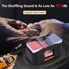 Automatic Card Shuffler 2000mAh Rechargeable Quiet Electric Poker Card Dealer Machine Card Dealing Device for Travel Home Party