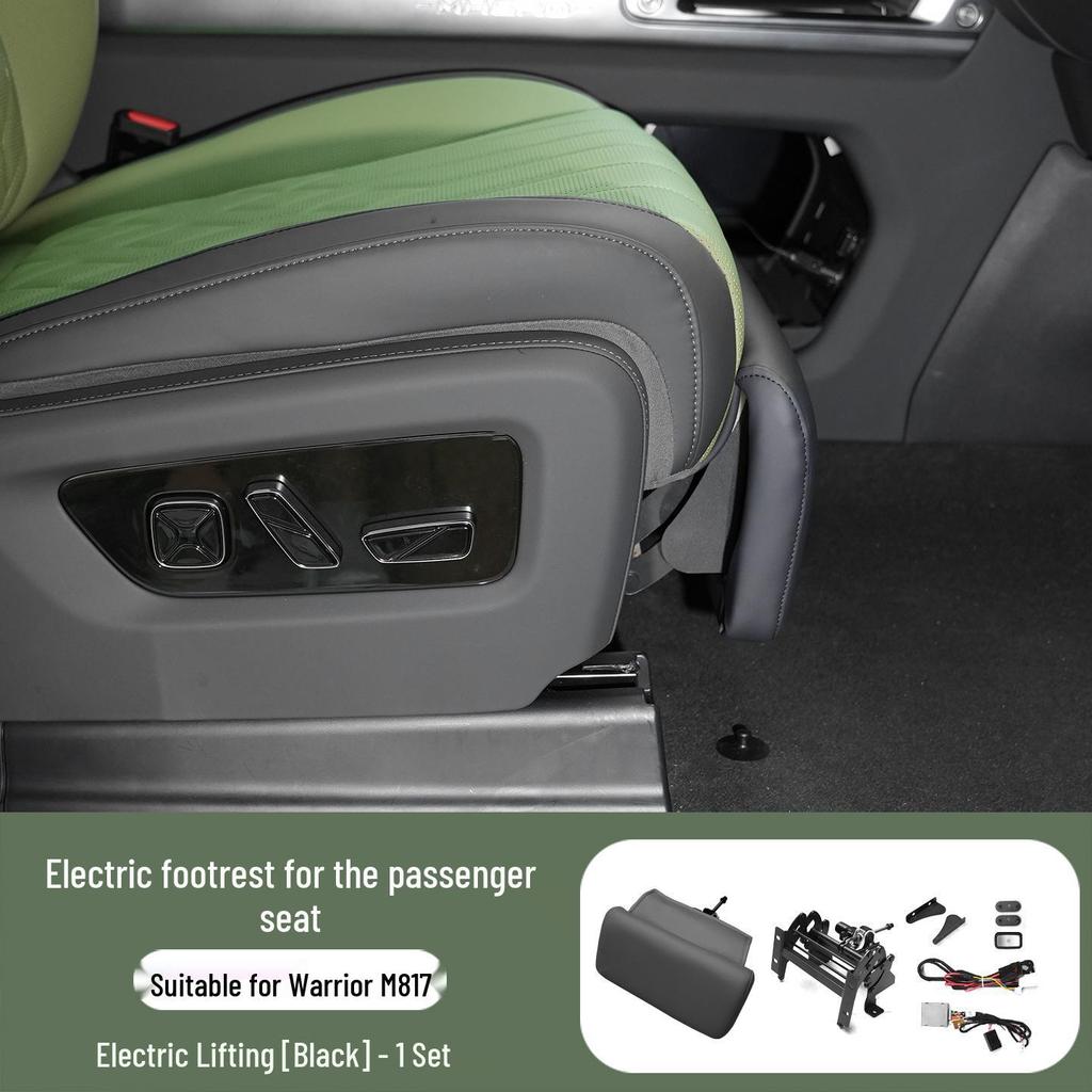 Breathable All-Season Extended Leg Rest Cushion for Warrior M817 Seats (2025 Model)