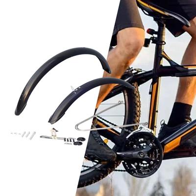 Apărătoare de noroi pentru biciclete de munte Set de apărătoare pentru ciclism 20 inch cu accesorii pentru montaj Biciclete Protector pentru anvelope