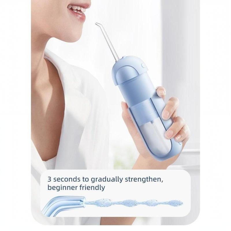 Electric Portable Water Flosser for Braces Rechargeable 4 Cleaning Modes Oral Irrigator for Home Travel Use