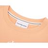 Calvin Klein Solid Loose Fit Round Neck Short Sleeve T-Shirt Women Tops Light-Orange J223330-TNB
