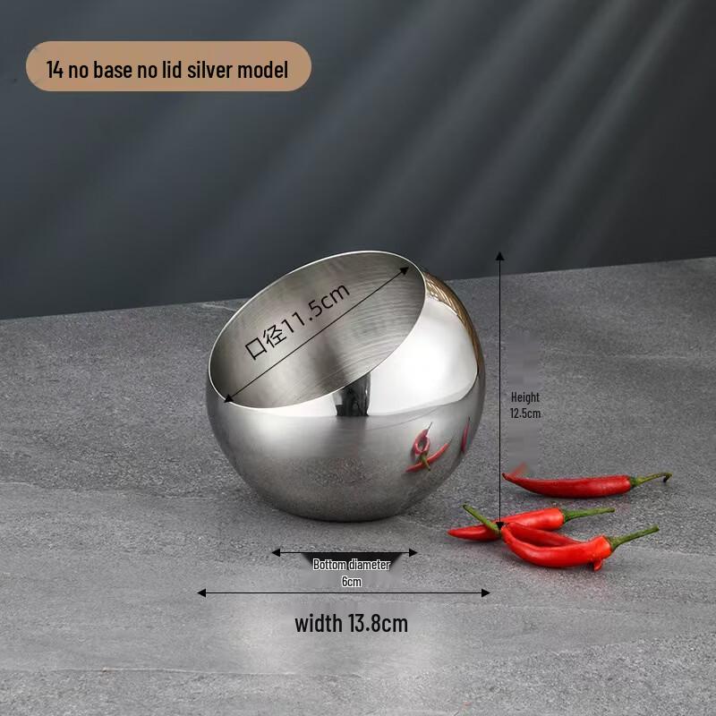 Stainless Steel Slanted Dipping Sauce Bowl