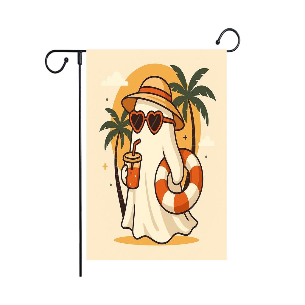 Garden Flag with Straight Line Design for Outdoor Home Decoration