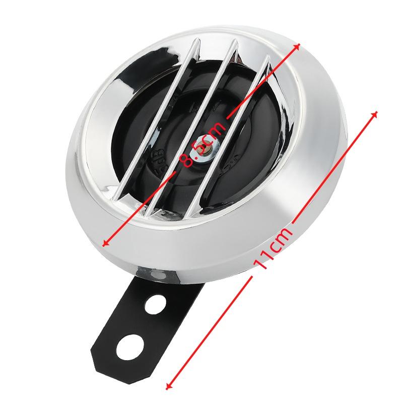 Electric Horn 60V Low Power Consumption 1Pcs for Motorcycles Scooters Electric Bikes Mopeds