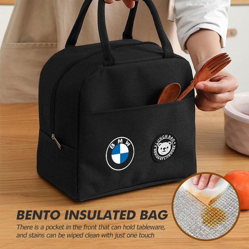 Tragbare Isolierte Lunchtasche Kühltasche Camping Picknick Bento Tasche Für BMW E87 E70 E91 E30 AG27 G20 E92 E93 E60 E46 E90 G30 E53 X1