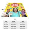 Danny Go Cartoon Music Education Fleece Throw Blankets Dance Blanket for Sofa Couch Warm Bedspreads Quilt Breathable