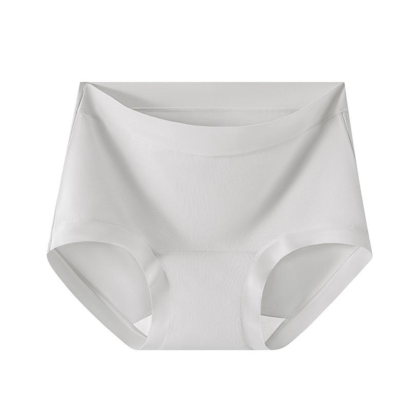 Ladies Spring and Summer Pure Cotton Silk Antibacterial Long Crotch Comfortable Breathable Waist Triangle Briefs