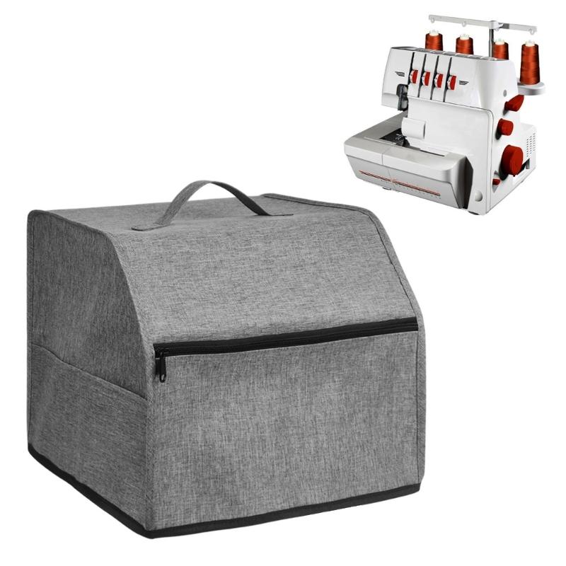 Heavy Duty Universal Size Multi Pocket Sewing Machine Protector Dustproof Cover Case With Top Handle And Washable Design