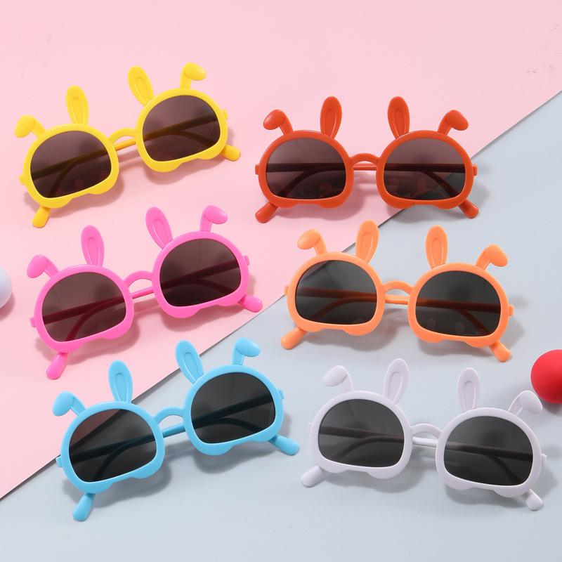 2025 Children's Summer Sunscreen Sunglasses Korean Version Boys And Girls Baby New Little Rabbit Glasses