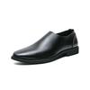 Men's Shoes New Business Dress Casual Shoes Men's Soft Leather Pointed Leather Shoes Men's British Foot Loafers