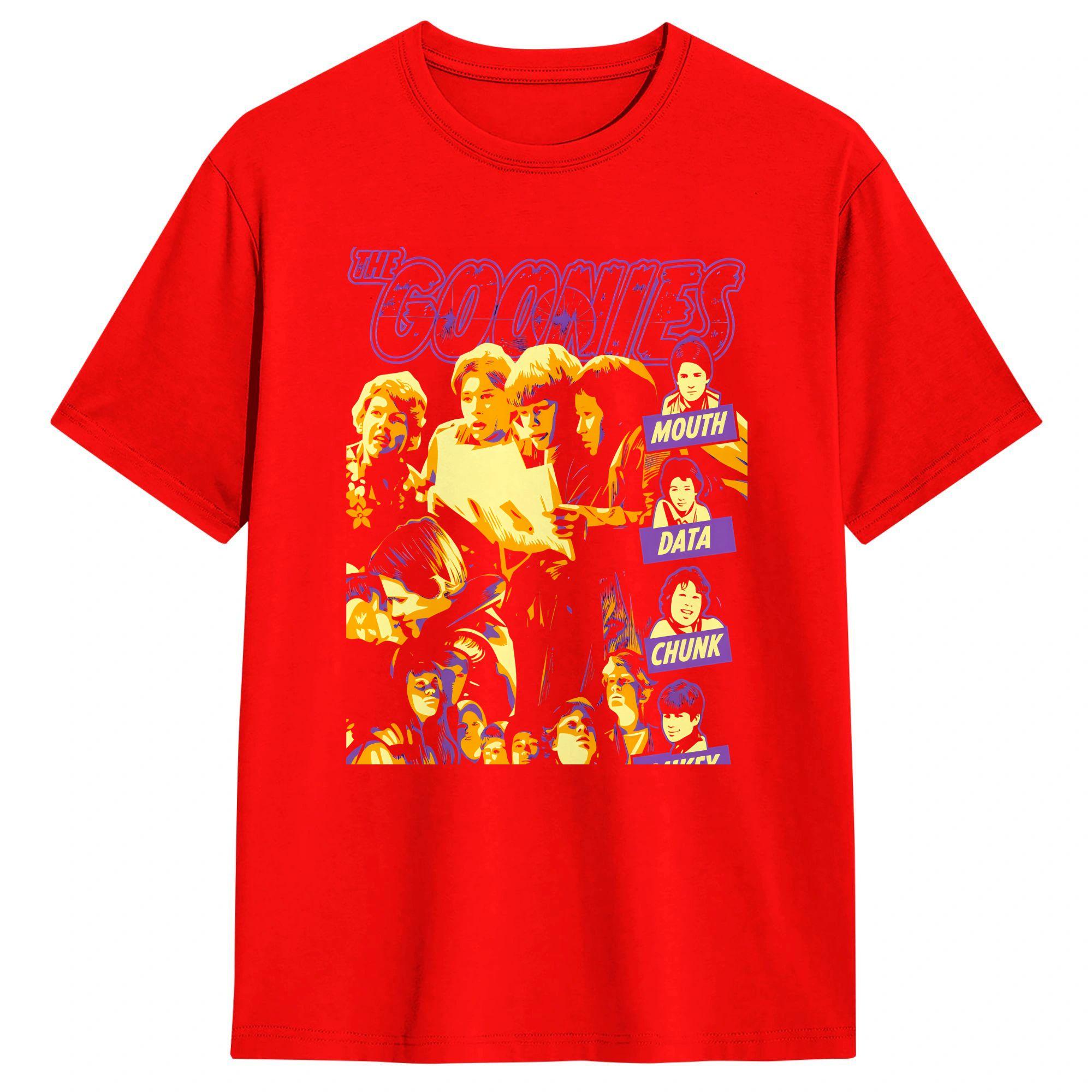 

Summer The Goonies Never Say Die Novelty TShirts 100 Cotton Tshirt for Man Y2K Fun Custom Logo Short Sleeve Tops S