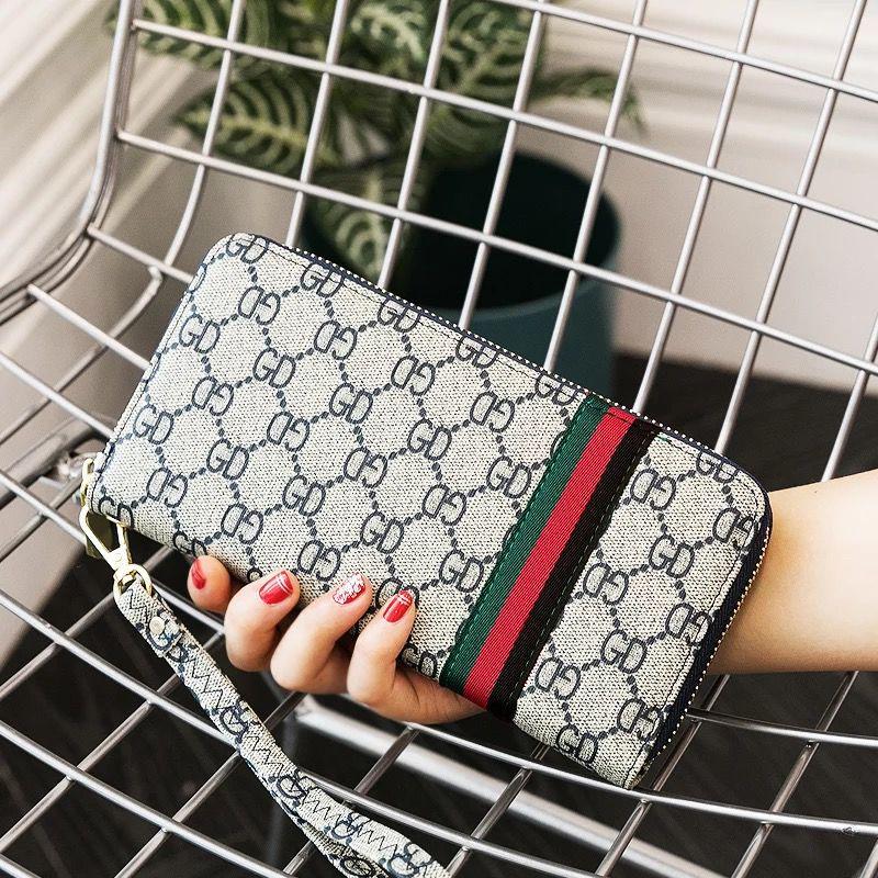 

Женский кошелек-клатч на молнии двойного назначения и кошелек для телефона - Вместительная многофункциональная монетница и маленькая сумка