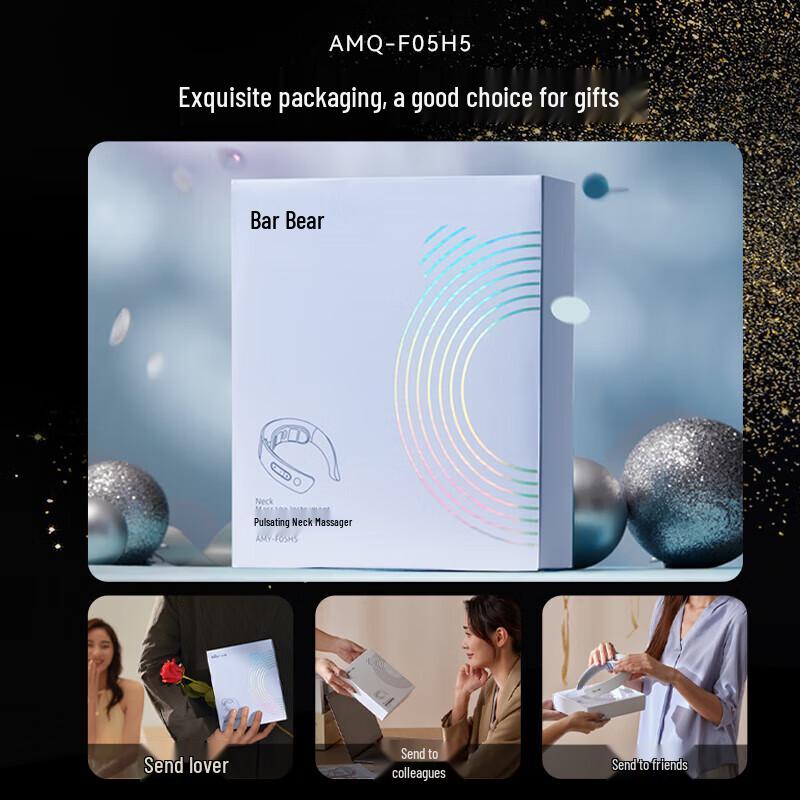 Bear Portable Cervical Neck and Shoulder Massager with Heat