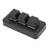 USB Wired 3 Key Keyboard Customize Programmable 3 Key Mechanical Keypad for PC Video Game