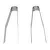 2Pcs Seedling Transplant Tongs Stainless Steel Defend Roots Portable Plant Transplanting Tong Gardening Tools