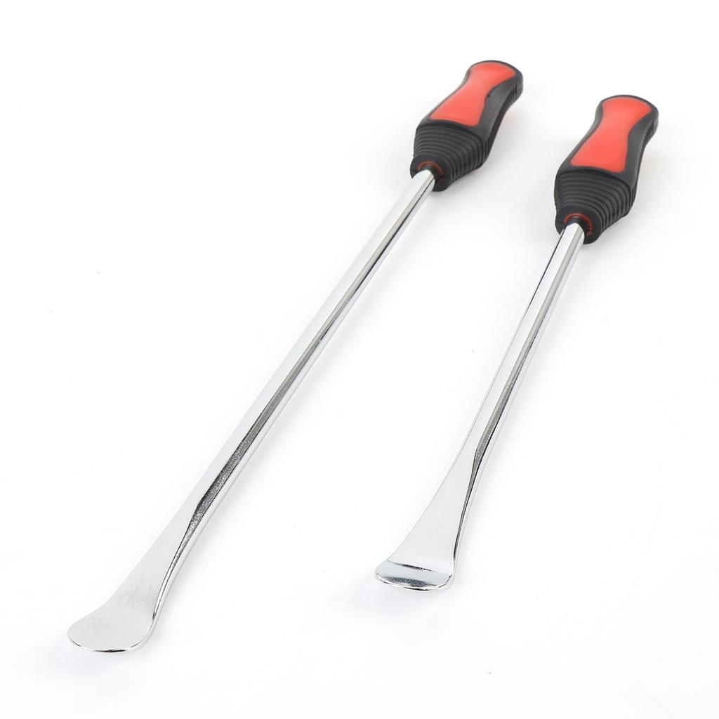 2pcs Tire Spoons 11.81in 14.57in Carbon Steel Ergonomic Handle Motorcycle Tire Changing Lever for Dirt Bike