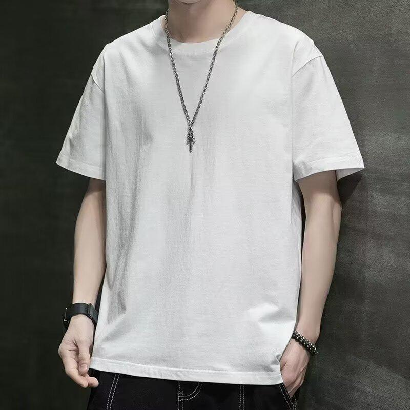 

Мужская модная футболка с круглым вырезом American Crew, белая, с коротким рукавом XL белый