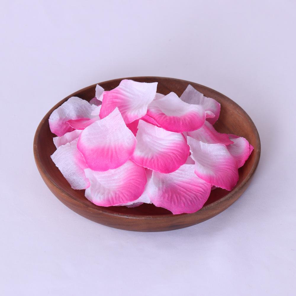 Stacking 1000pcs Rose Petals For Wedding, Bar Celebration, Hand-held Decorative Props, Simulated Flowers