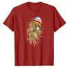 Ramen Jellyfish Shirt Kawaii Tee Funny Jellyfish Noodle T-shirts Funny Foodie Ocean Tee Japanese Noodles High Quality Cotton Top