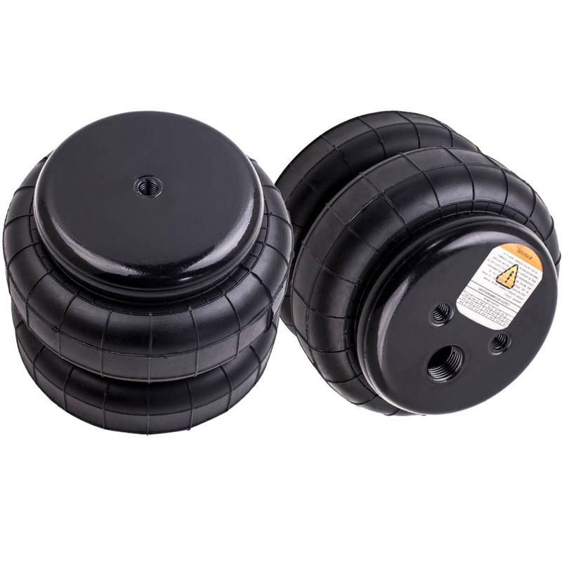 2x Universelle Luftfederbälge Paar Standard 2500lb 1/2"npt Einzelanschluss für Ford F150