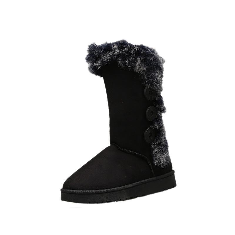20252025 Hot-selling Ug Snow Boots Women's Medium Tube 5825 Hairball Ball with the Same G Warm Women's Cotton Shoes 2025